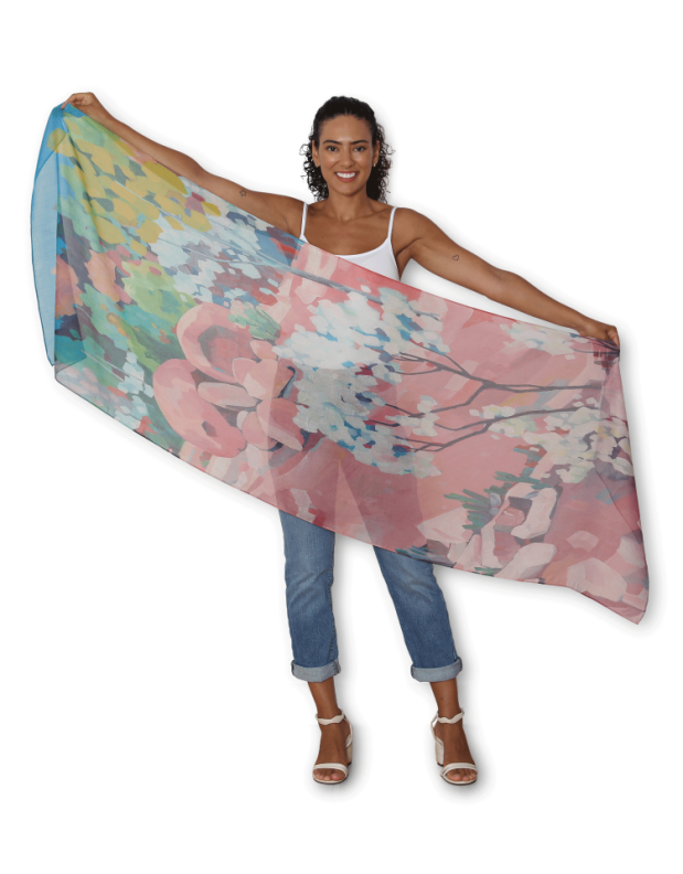 Pink Granite Scarf