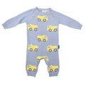 Korango Trucks Cotton Knit Romper | Dusty Blue