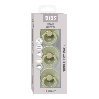 Bibs Try-it Colour 3pk - Sage