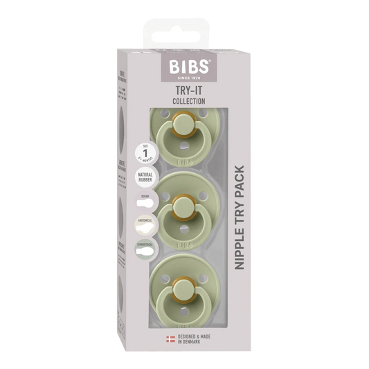 Bibs Try-it Colour 3pk - Sage