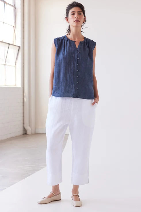 Eva's Sunday Walter Cropped Pant - White