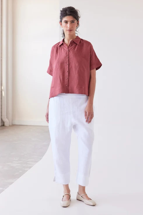 Eva's Sunday Walter Cropped Pant - White