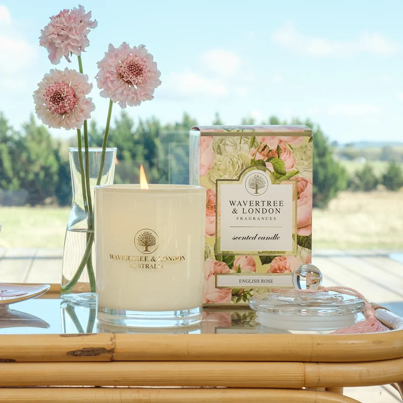 Wavertree & London English Rose Candle