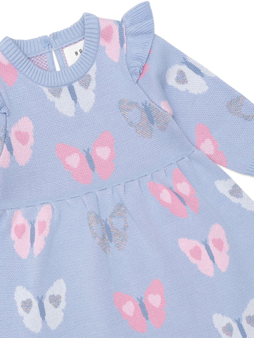 Huxbaby Fly Away Knit Dress - Forever Blue