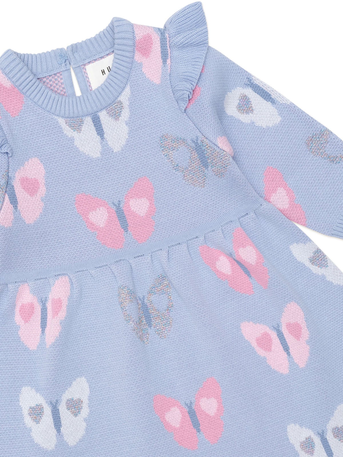 Huxbaby Fly Away Knit Dress - Forever Blue