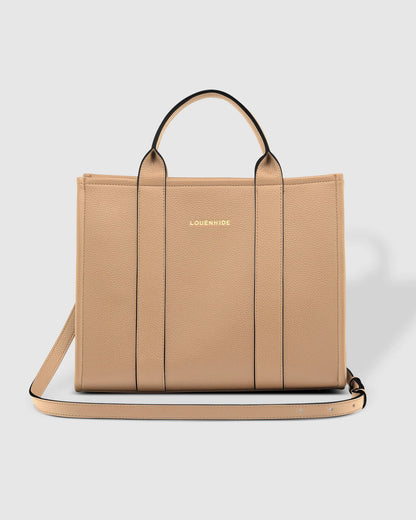 Louenhide Manhattan Tote Bag- Coffee