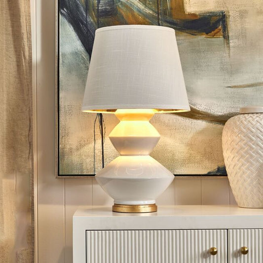 Tapered White Lamp
