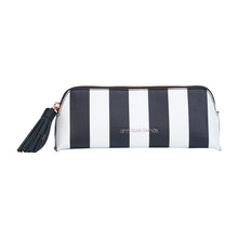 Load image into Gallery viewer, Vanity Bag- Black &amp; White Stripe
