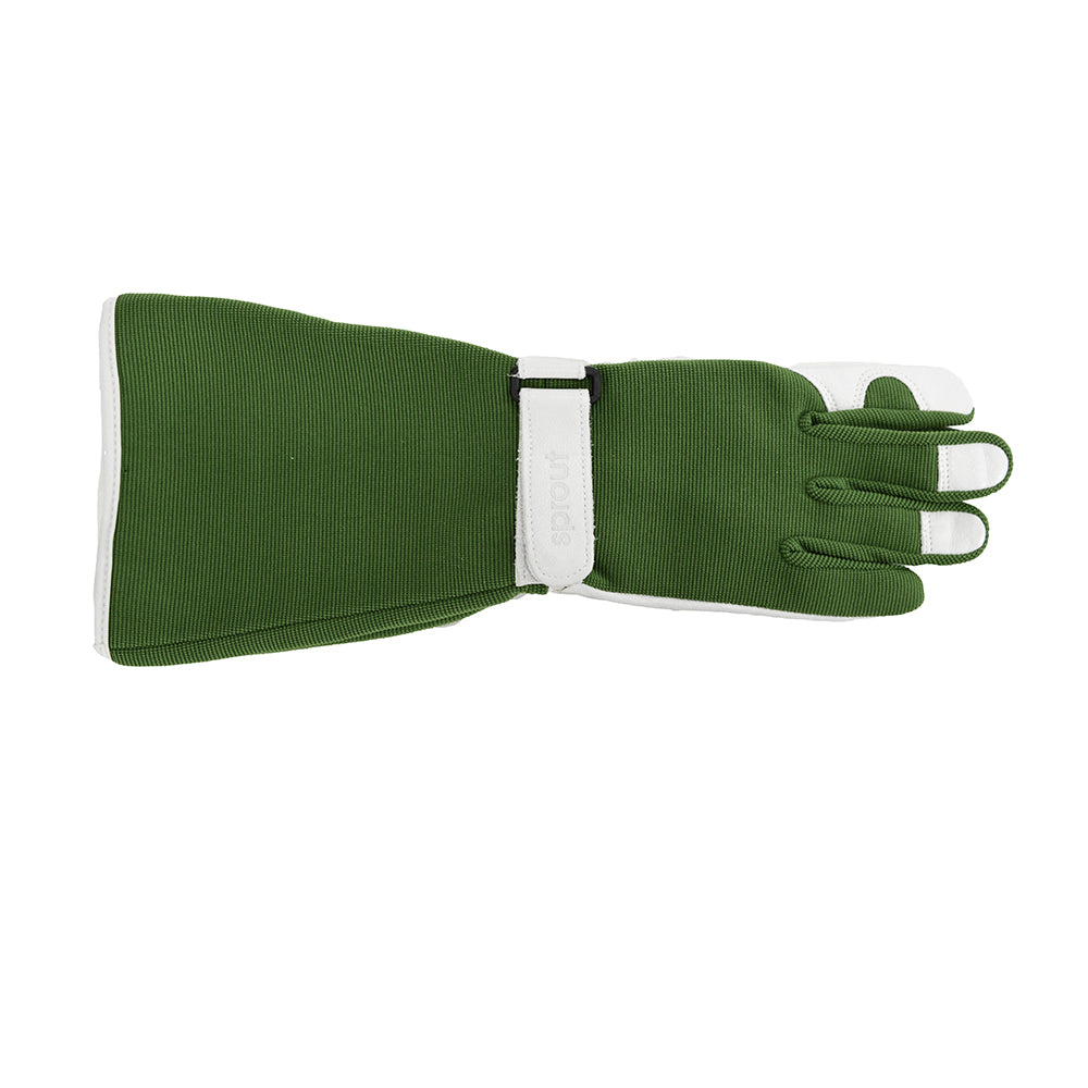 Sprout Long Sleeve Garden Gloves- Olive