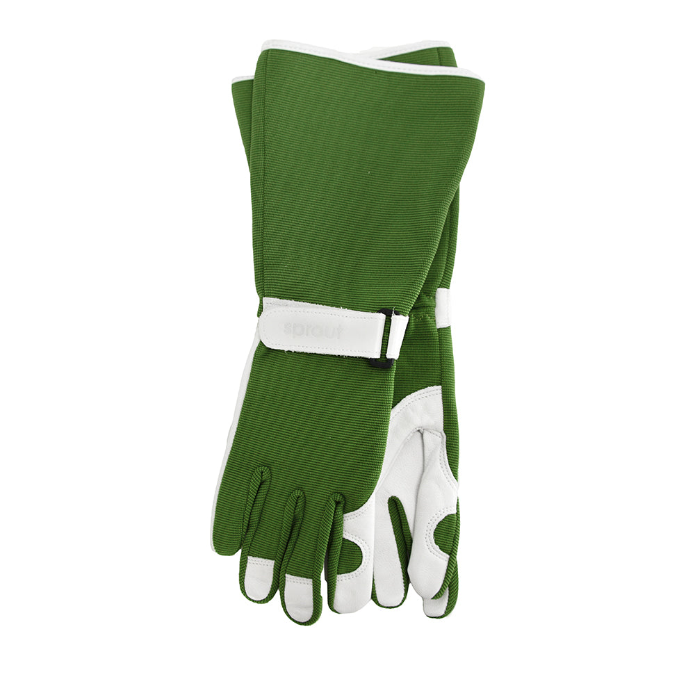 Sprout Long Sleeve Garden Gloves- Olive