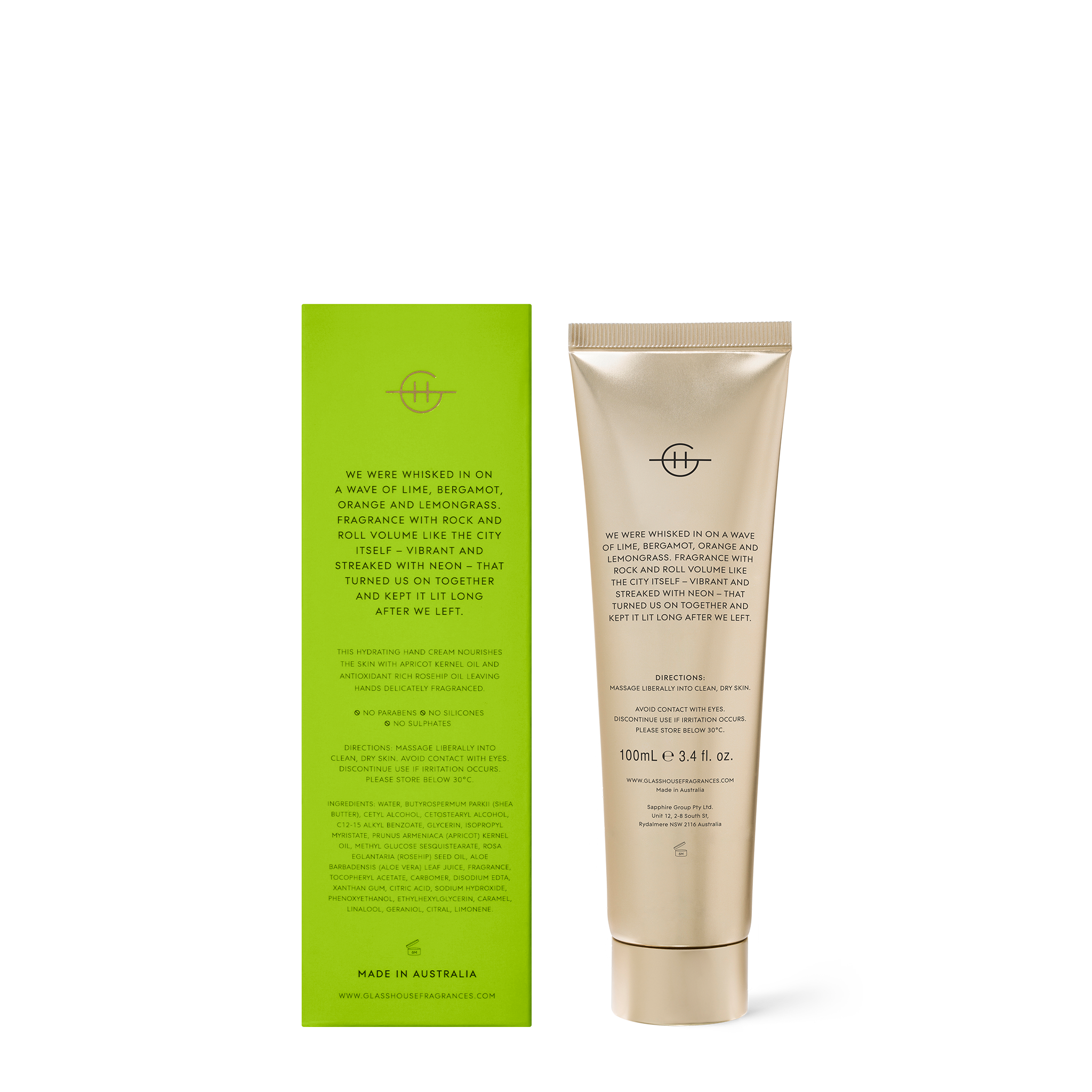 Glasshouse We Met In Saigon - 100ml Hand Cream