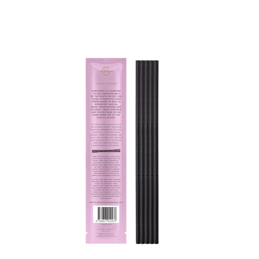 Glasshouse A Tahaa Affair - Replacement Scent Stems