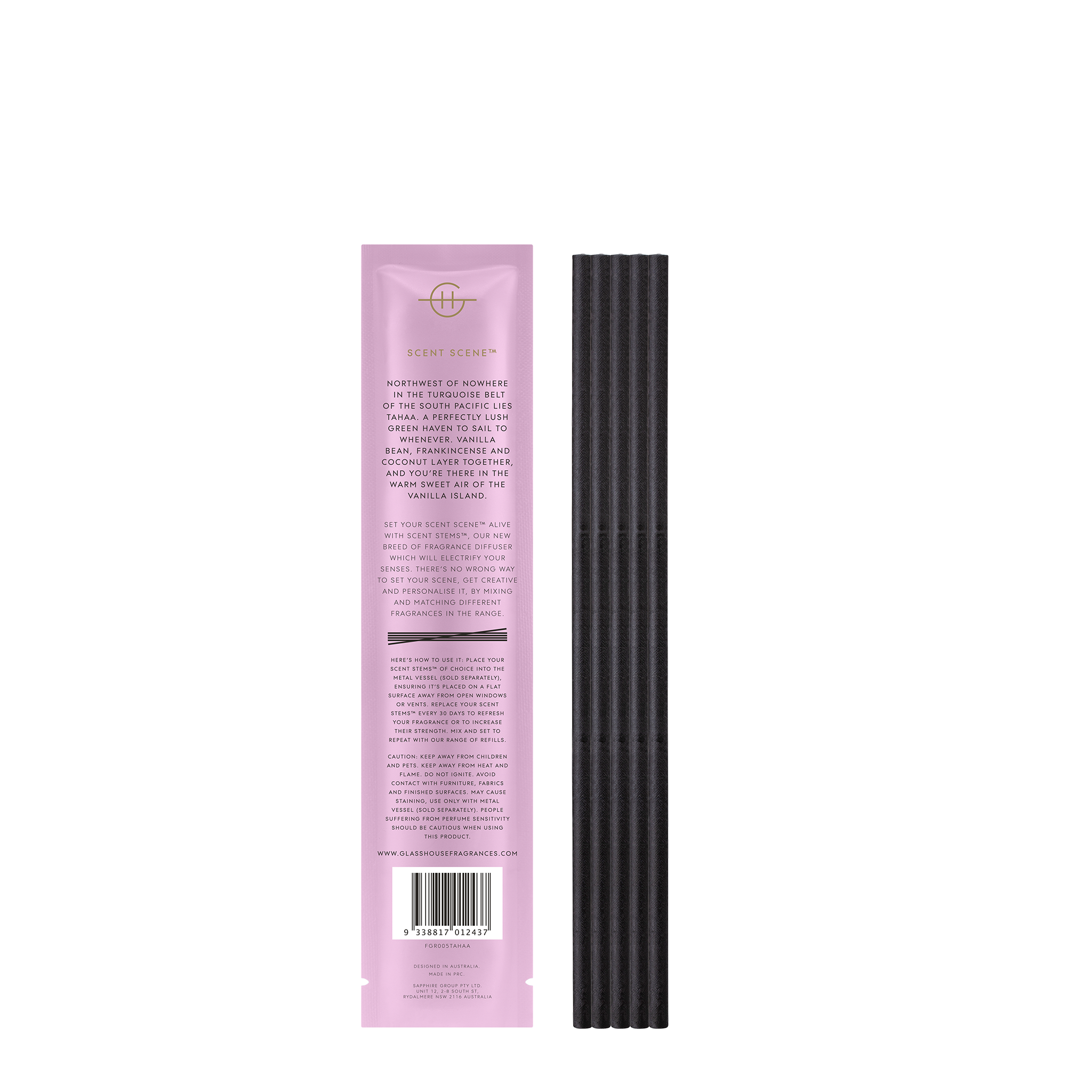 Glasshouse A Tahaa Affair - Replacement Scent Stems