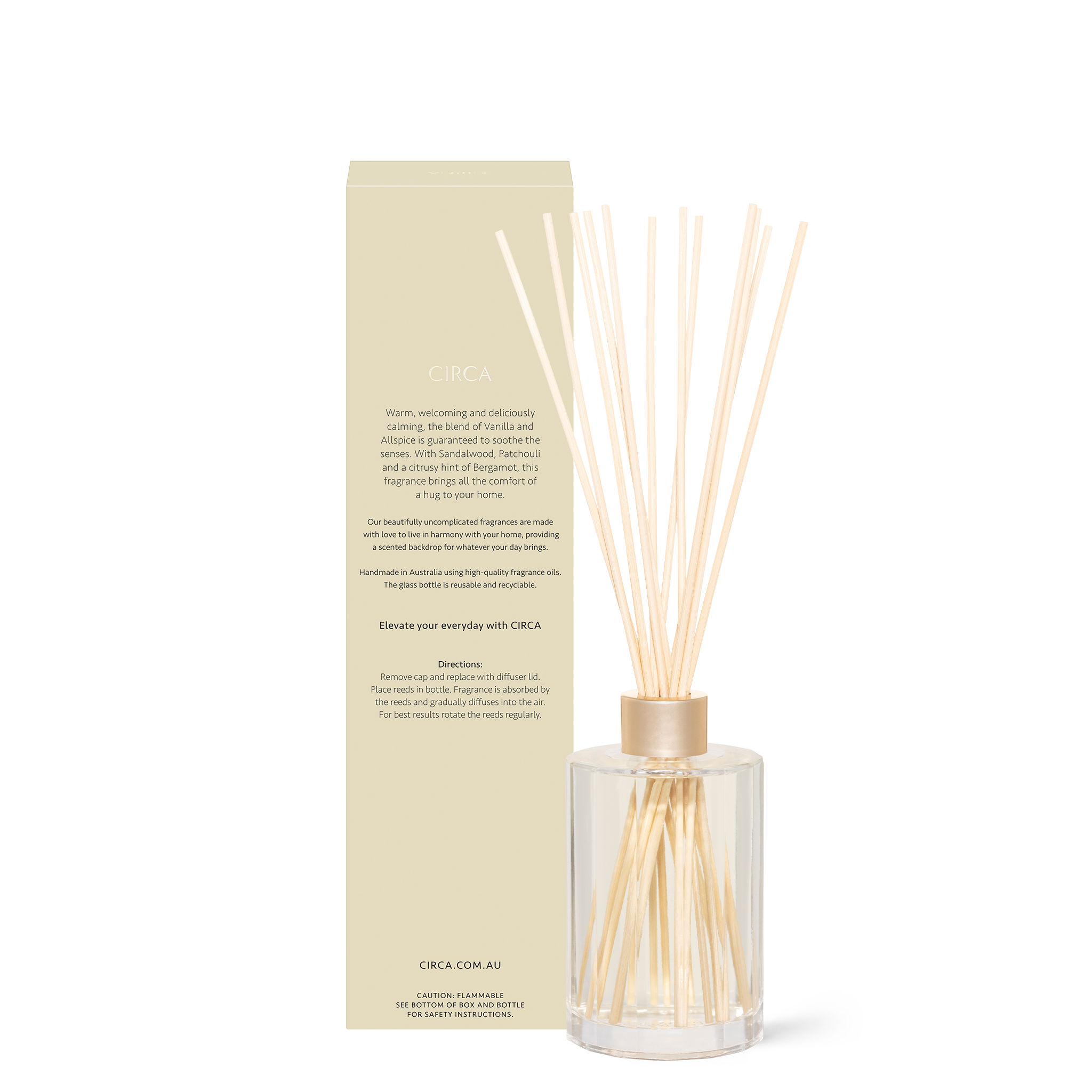 Circa Home Vanilla Bean & All Spice- 250ml Diffuser