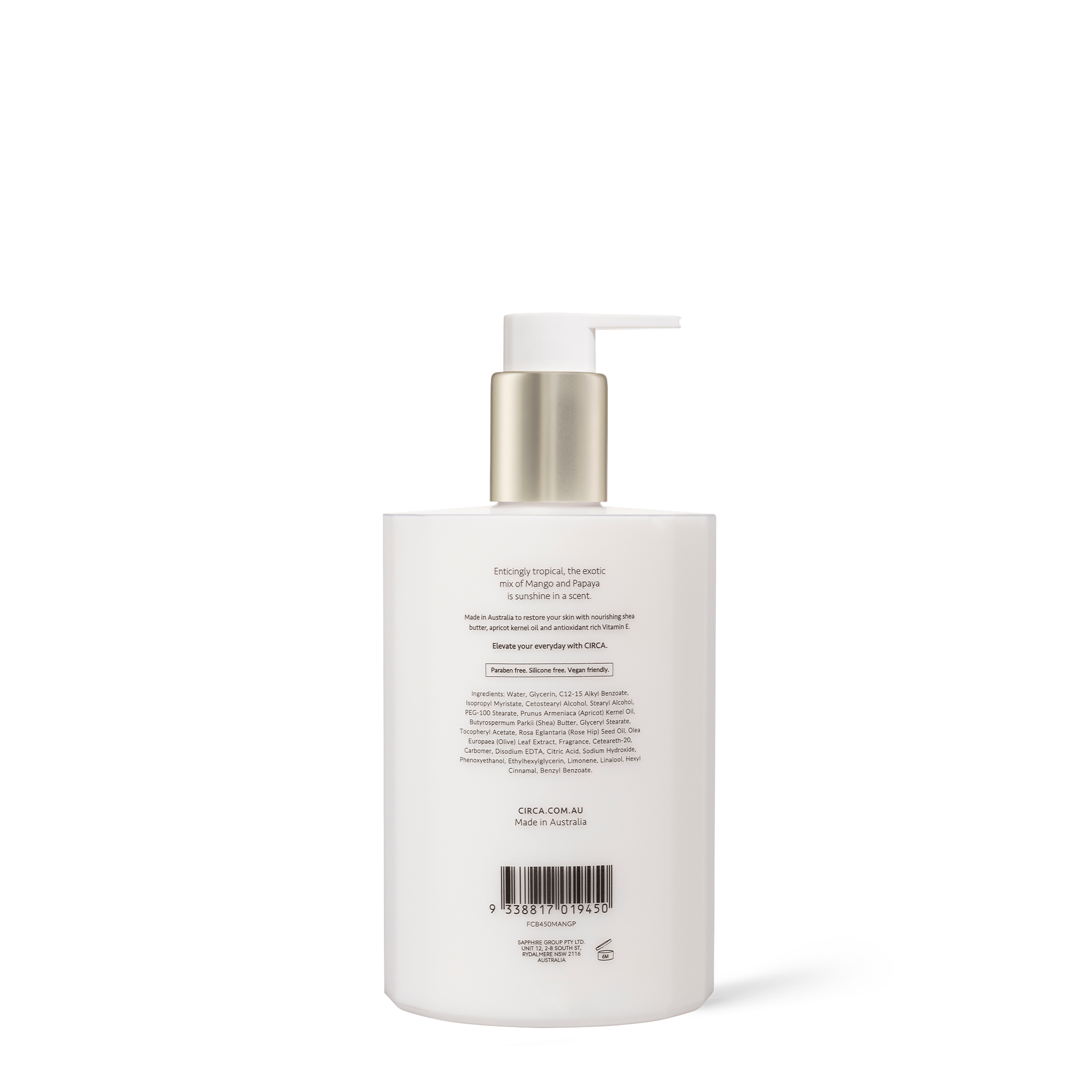 Circa Home Mango & Papaya 450ml Hand Lotion