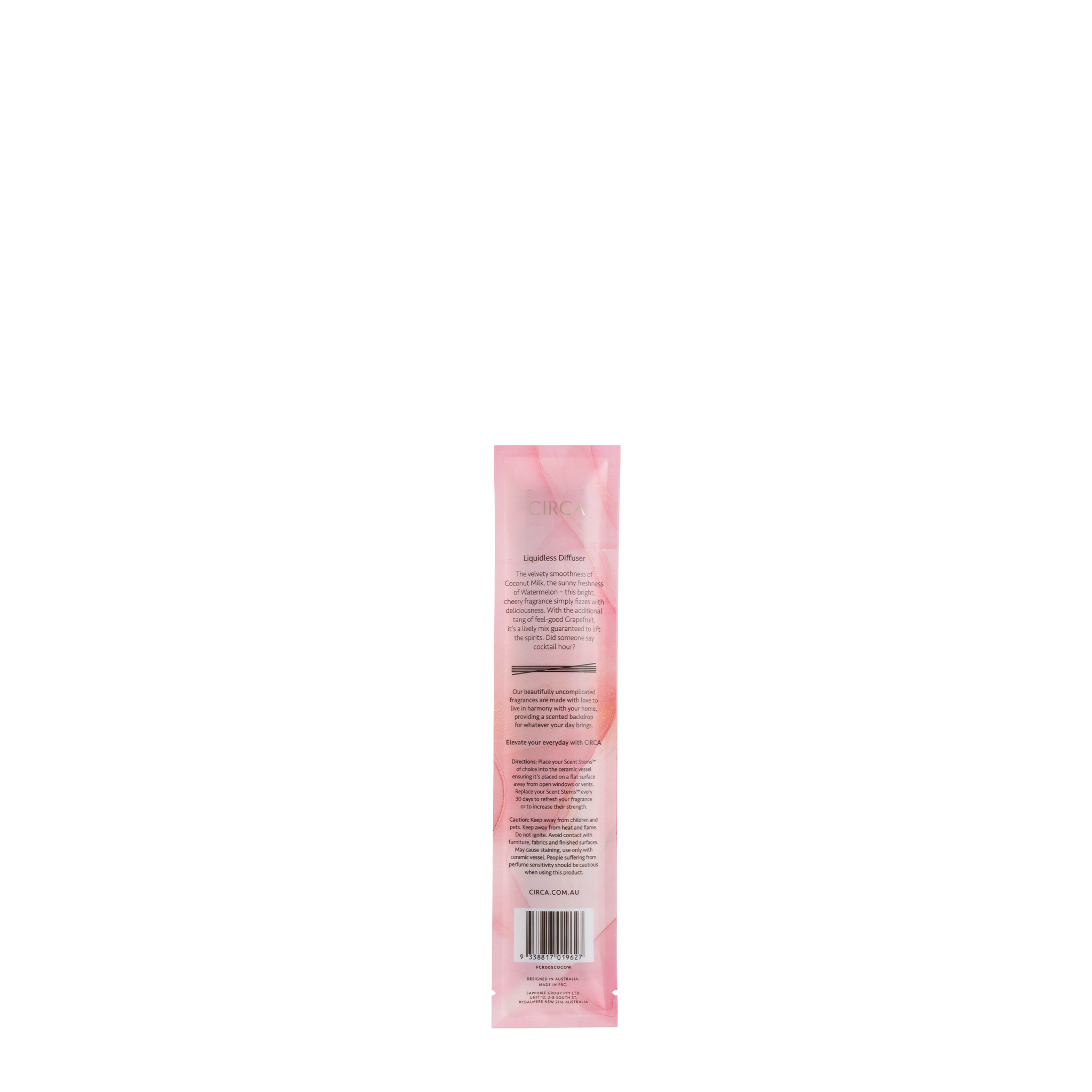 Circa Home Coconut & Watermelon Scent Stem Refill