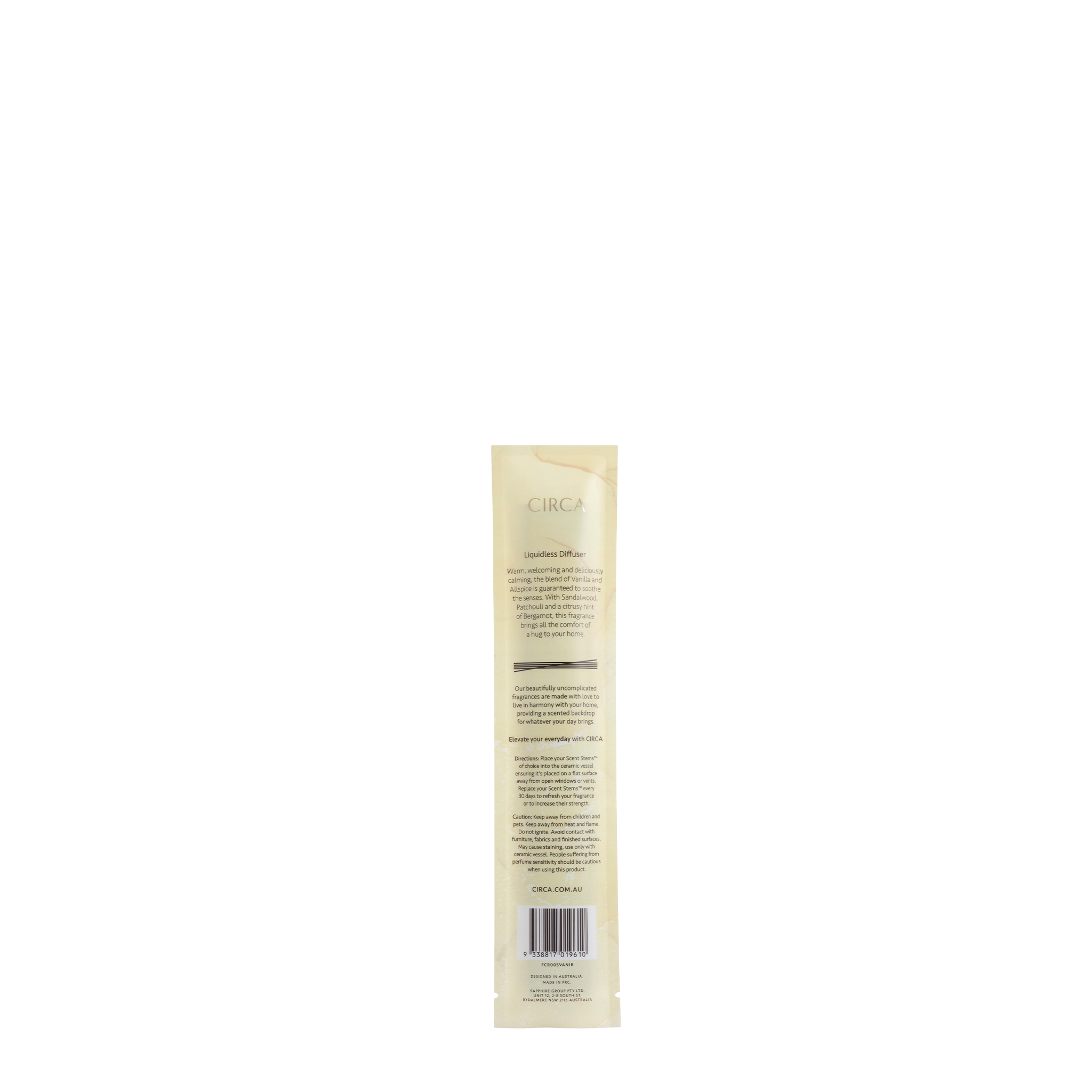 Circa Home Vanilla Bean & All Spice Scent Stem Refill