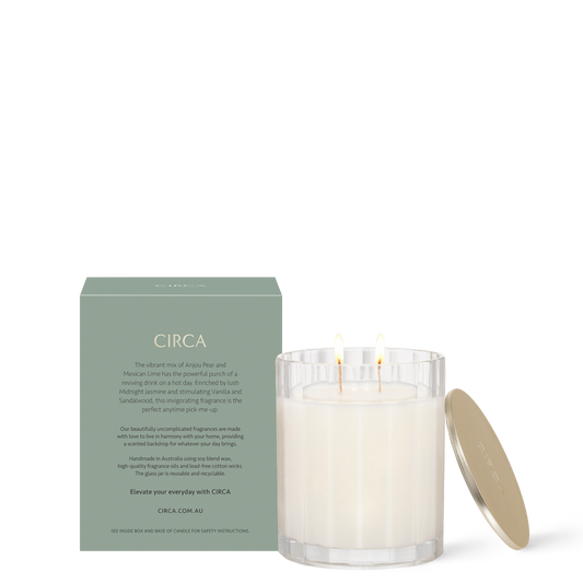 Circa Home Pear & Lime 350g Candle