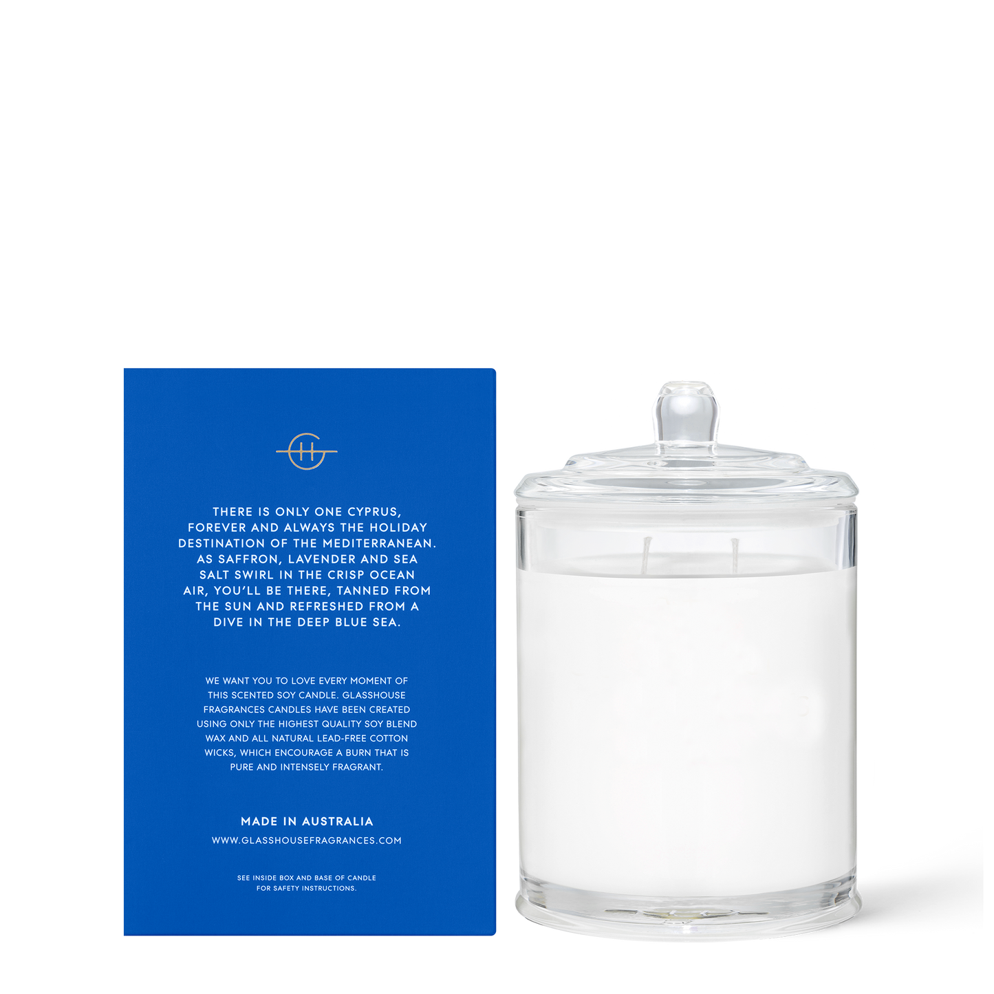 Glasshouse Diving Into Cyprus - Candle 380g 