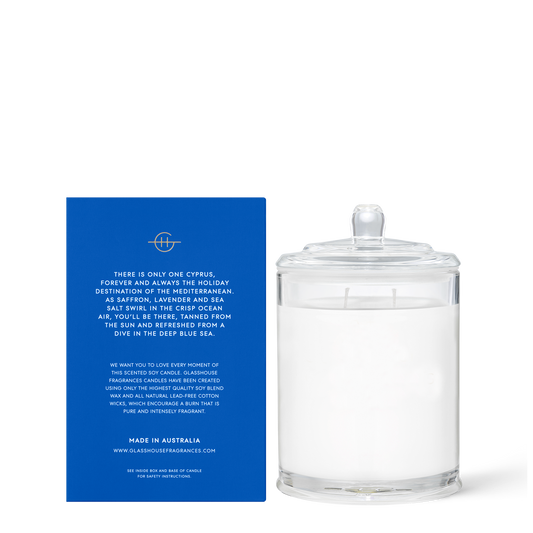 Glasshouse Diving Into Cyprus - Candle 380g 