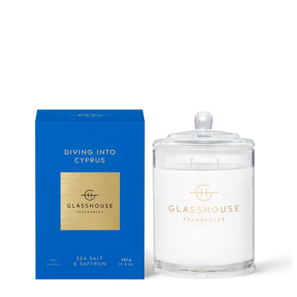 Glasshouse Diving Into Cyprus - Candle 380g 