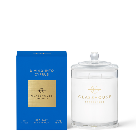 Glasshouse Diving Into Cyprus - Candle 380g 