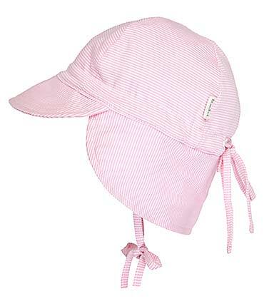 Flap Cap Baby Blush