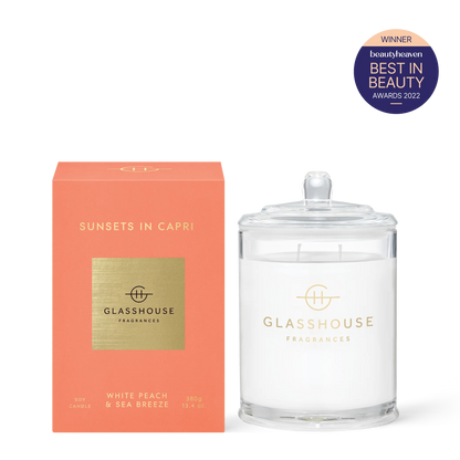 Glasshouse Sunsets in Capri- 380g Candle
