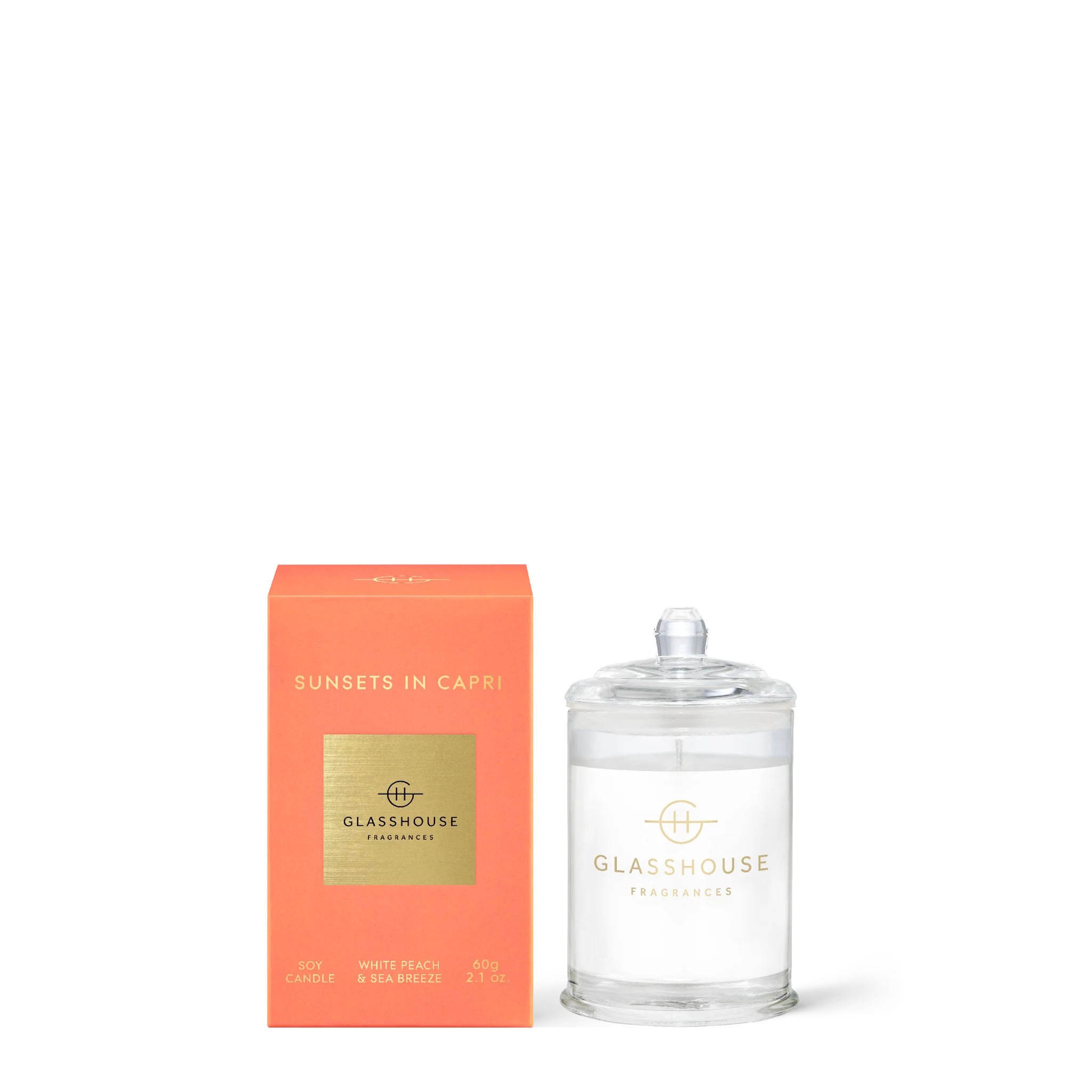 Glasshouse Sunsets in Capri- 60g Candle