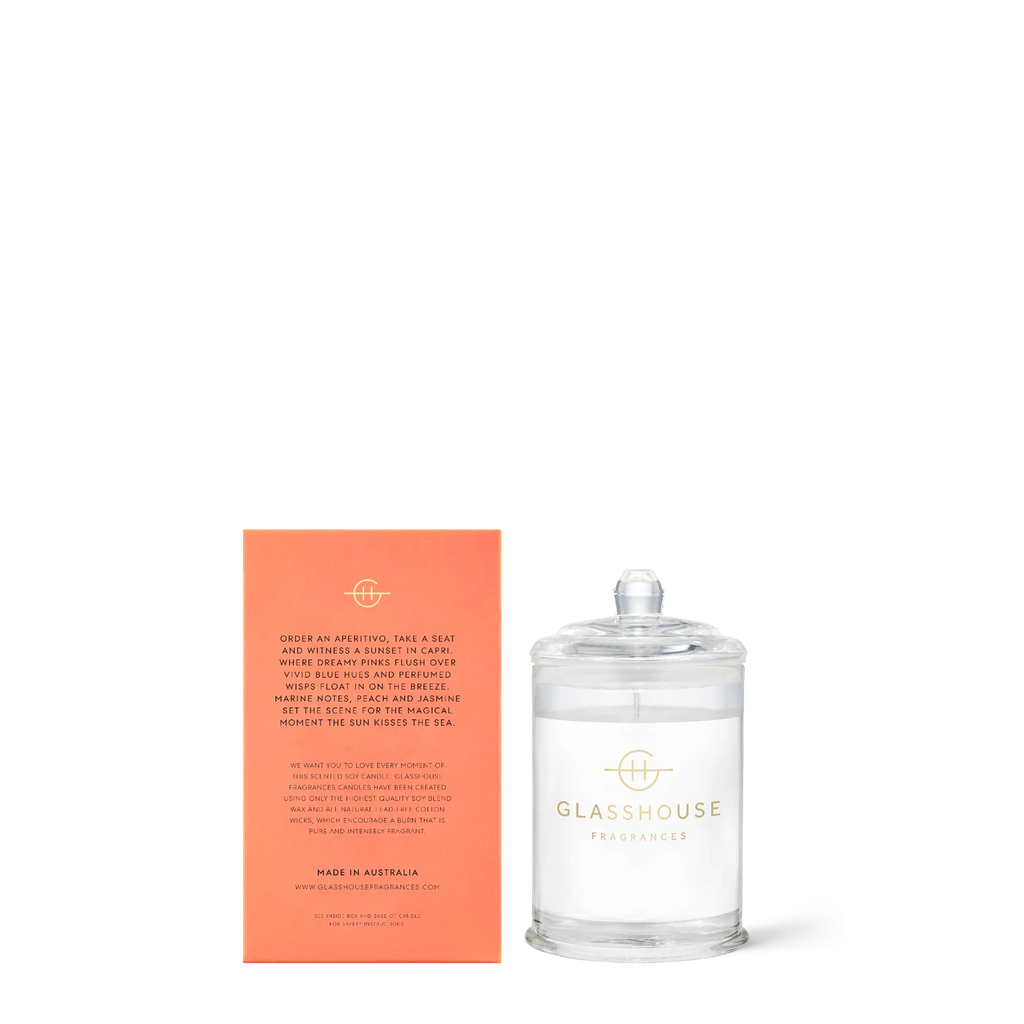 Glasshouse Sunsets in Capri- 60g Candle