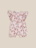 Huxbaby Daisy Rainbow Frill Bubble Romper