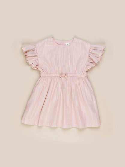 Huxbaby Rainbow Sparkle Dress- Rose & Rainbow
