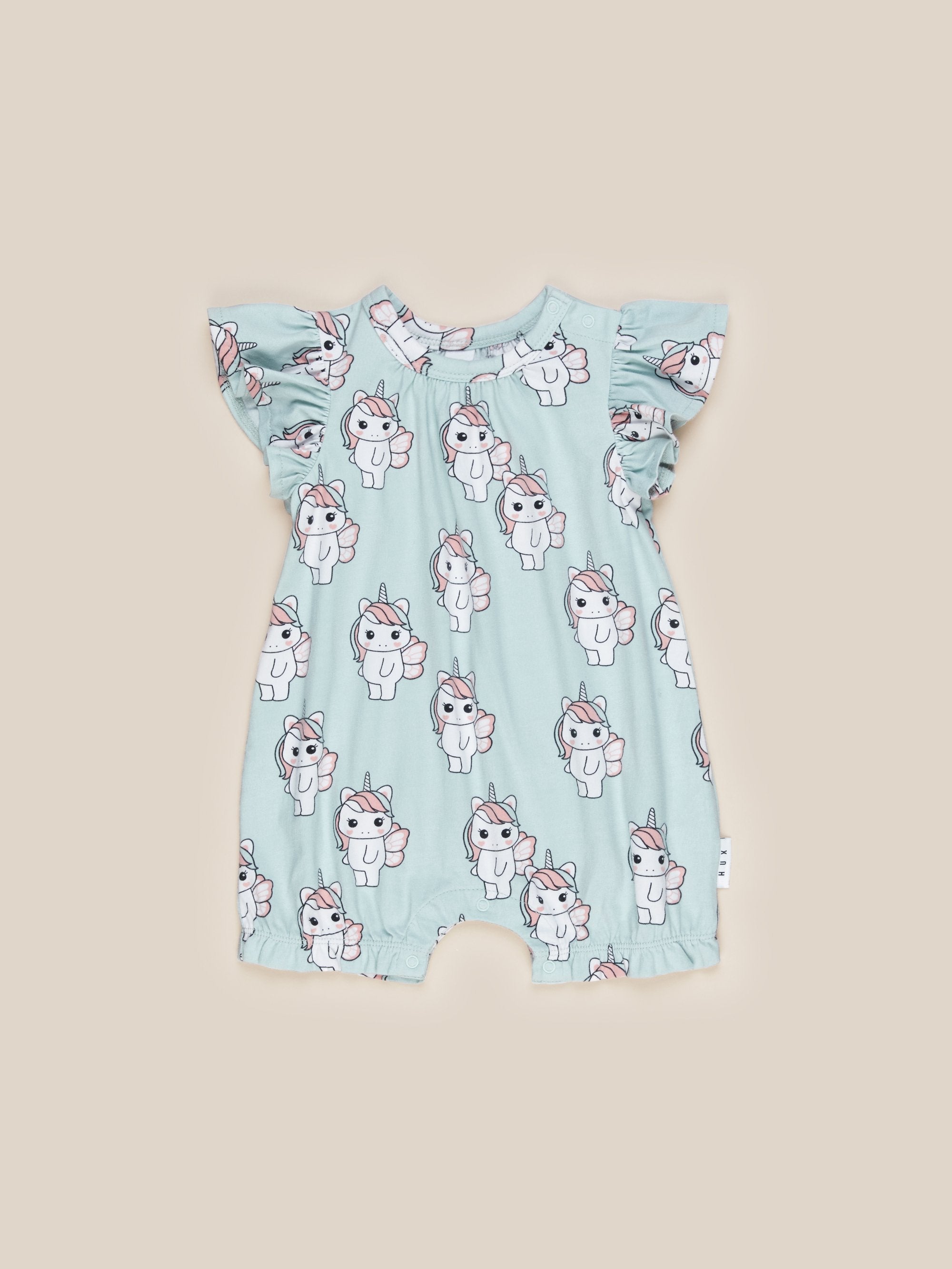 Huxbaby Fairy Unicorn Frill Bubble Romper