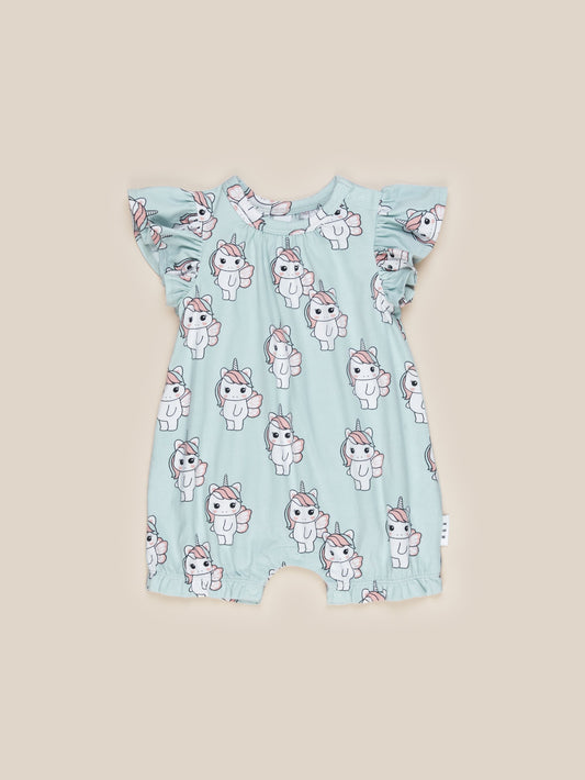 Huxbaby Fairy Unicorn Frill Bubble Romper