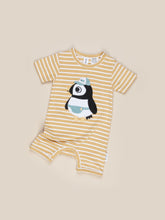 Load image into Gallery viewer, Puffin Stripe Short Romper
