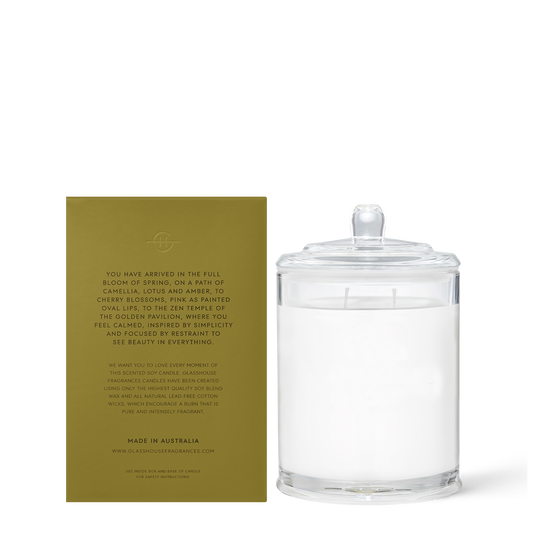 Glasshouse Kyoto In Bloom - Candle 380g 