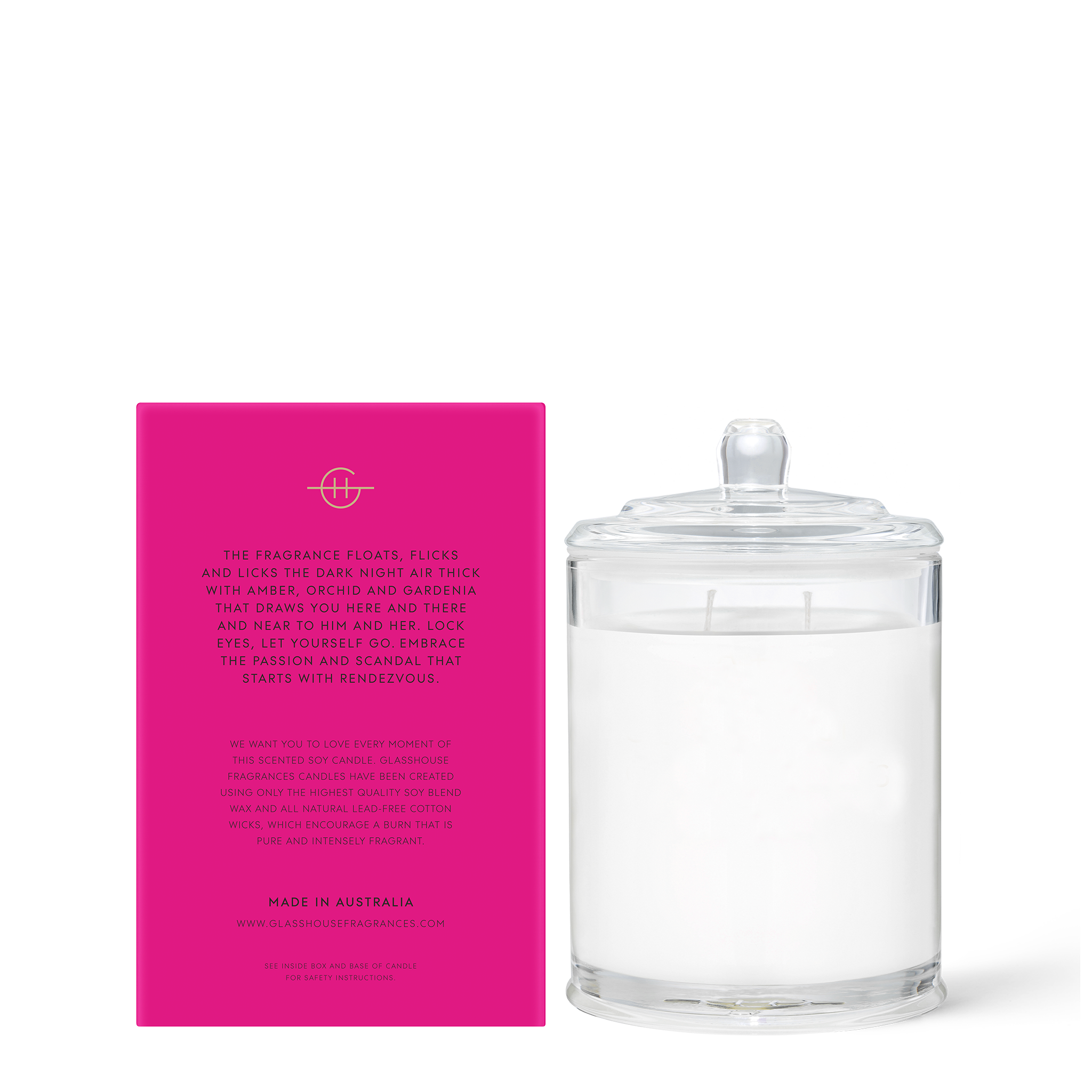 Glasshouse Rendezvous - Candle 380g 