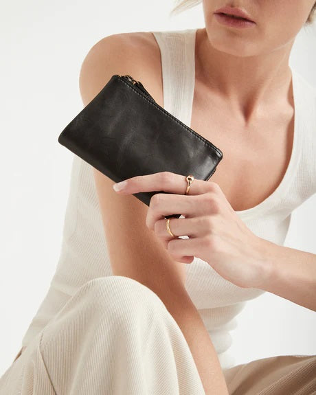 Juju & Co. Small Capri Wallet- Black