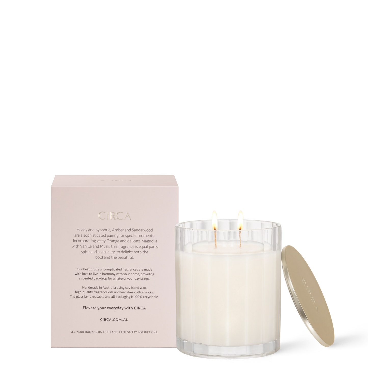 Circa Home Amber & Sandalwood 350g Candle