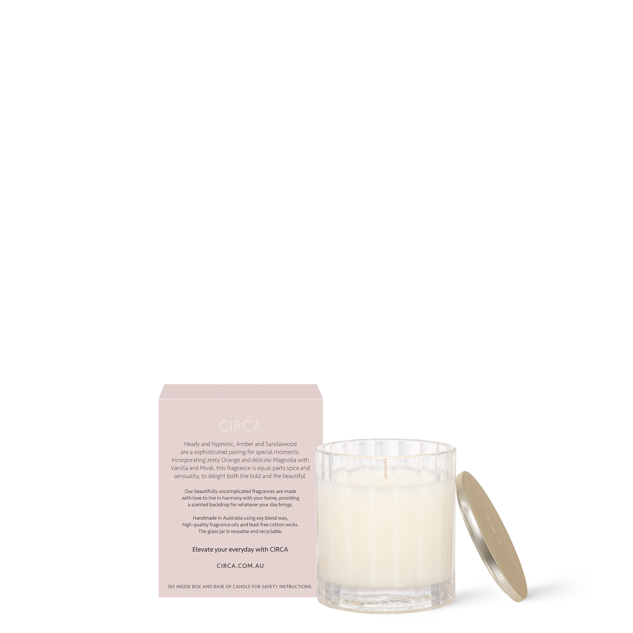Circa Home Amber & Sandalwood 60g Candle