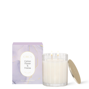 Cotton Flower & Freesia 350g Candle