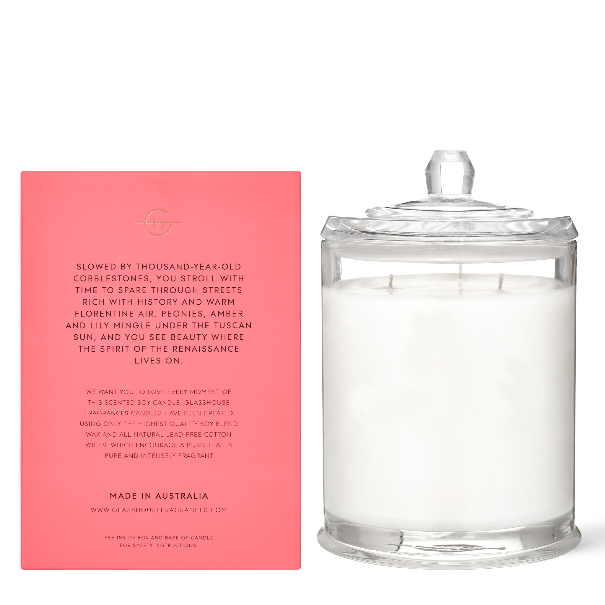 Glasshouse Forever Florence - Candle 760g