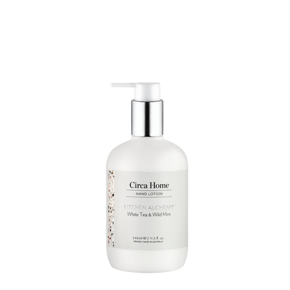 Circa Home Kitchen Range- White Tea and Wild Mint 340ml Hand Lotion