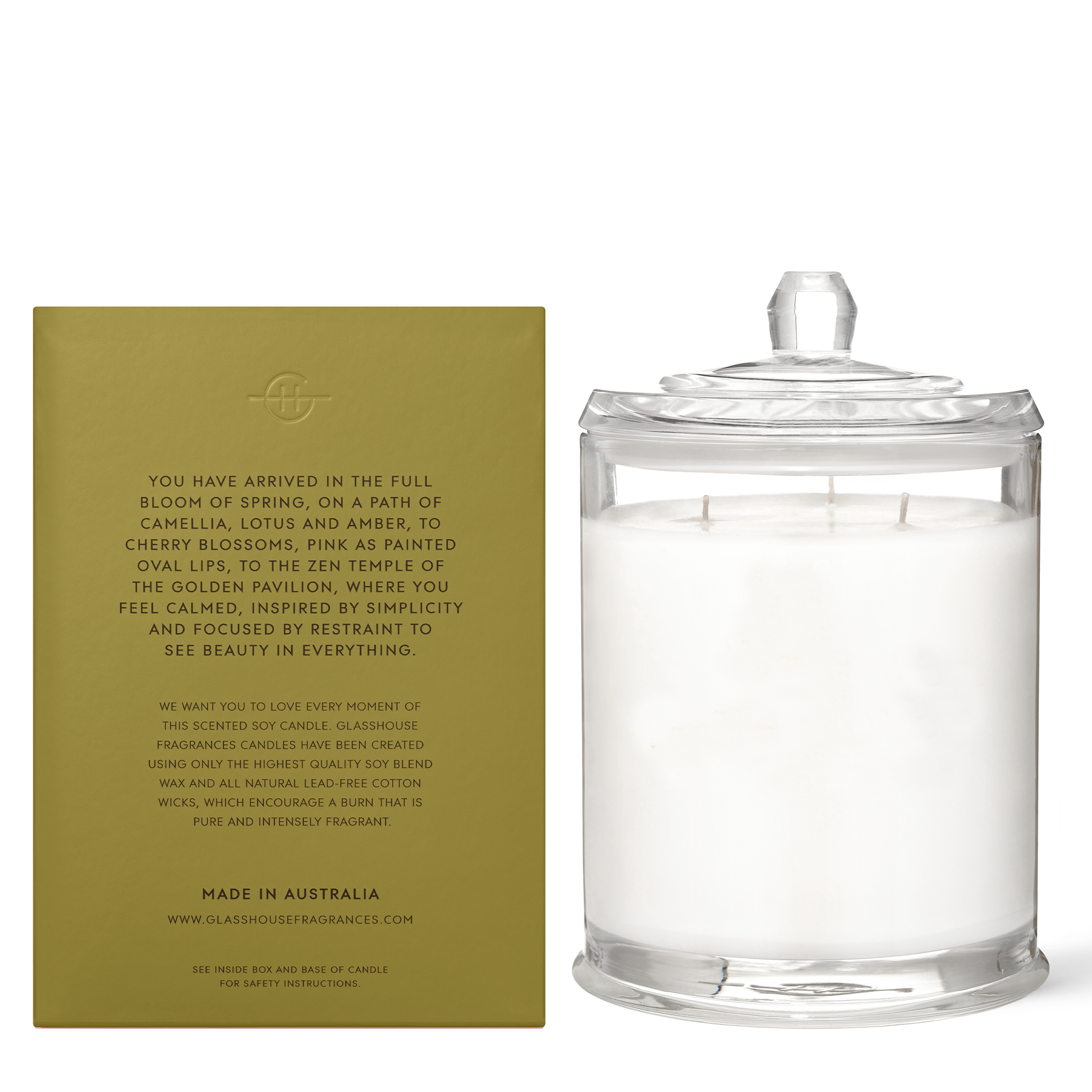 Glasshouse Kyoto In Bloom - Candle 760g