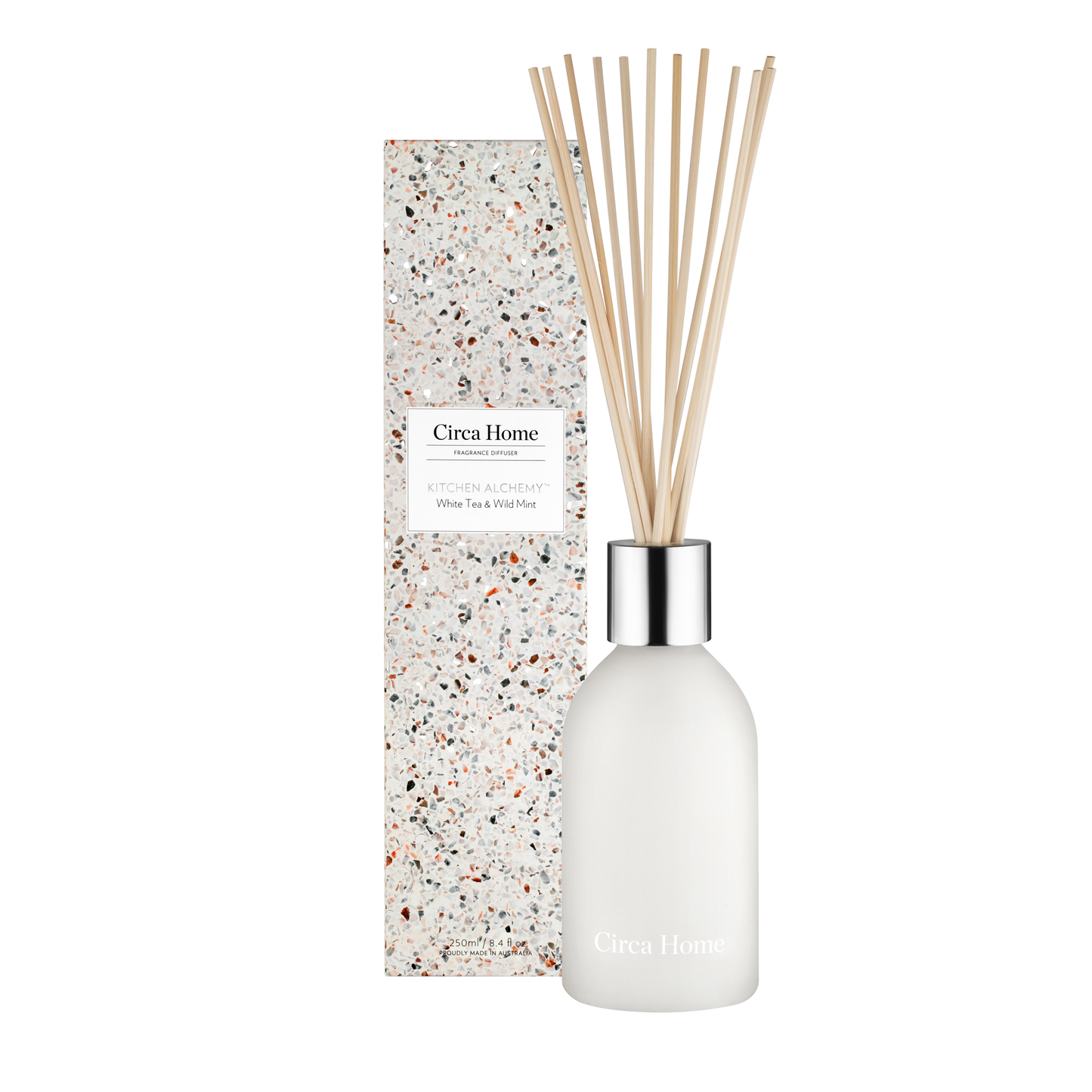 Circa Home Kitchen Range- White Tea and Wild Mint 250ml Diffuser